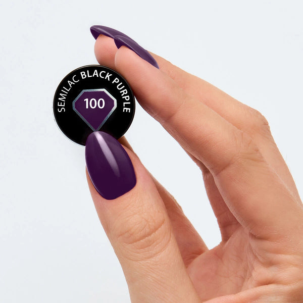 100 Esmalte semipermanente Black Purple 7ml - Semilac