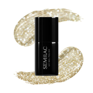 260 Esmalte semipermanente Semilac Platinum Light Gold 7ml  - Semilac