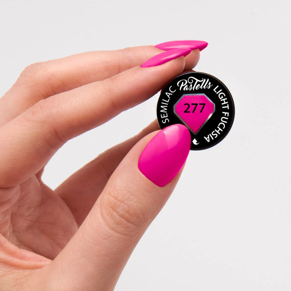 277 Esmalte Semipermanente PasTells Light Fuchsia 7ml - Semilac