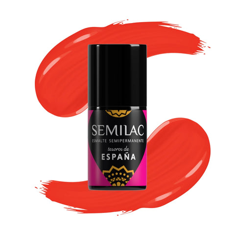 476 Esmalte Semipermanente  Coral Mediterráneo 7 ml - Semilac