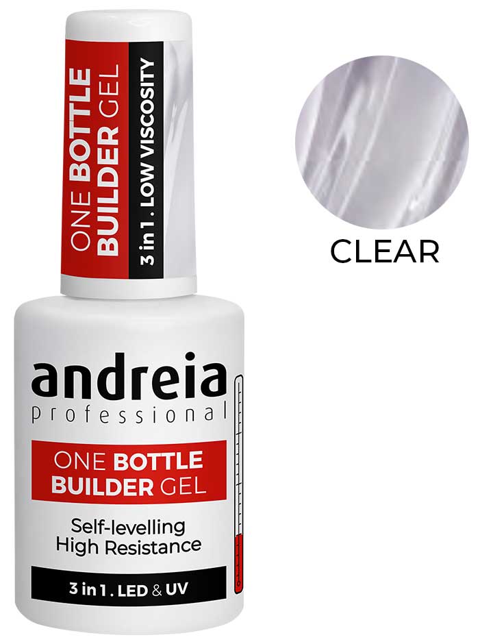 One Bottle Builder Gel Clear - Andreia