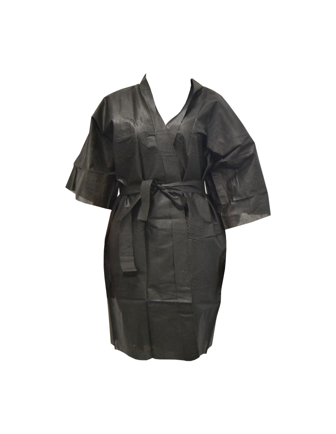 Kimono desechable negro 1-10ud - Pollié