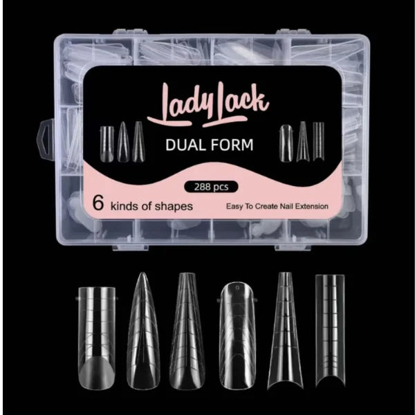 Pack Moldes Dual Form 6 Formas Diferentes 288 piezas - Lady Lack