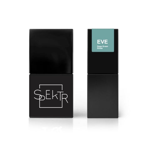 128 Deep green Glitter EVE Esmalte semipermanente 10ml - SPEKTR