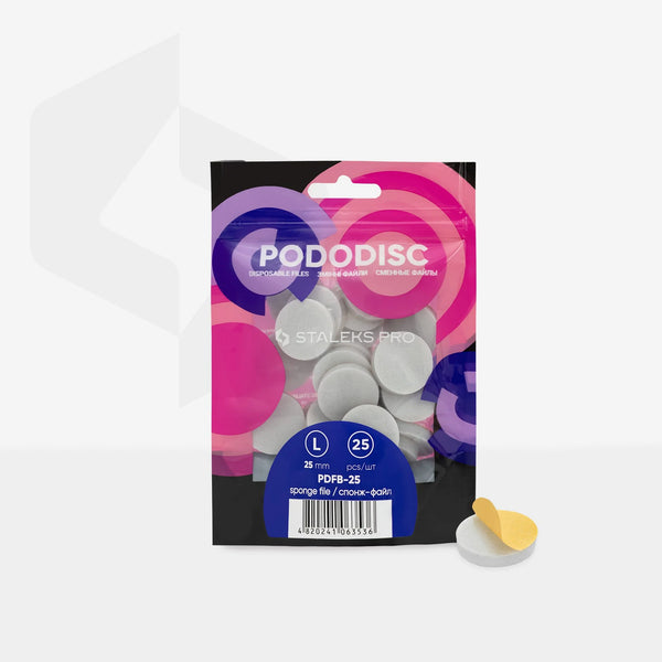 Recambios Con Base De Esponja Pododisco (S-M-L) 25uds - Staleks