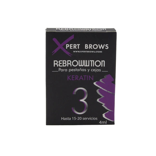 Locion Rebrowlution KERATIN 3 - 5 sobres 0.8 ml - Xpertbrows